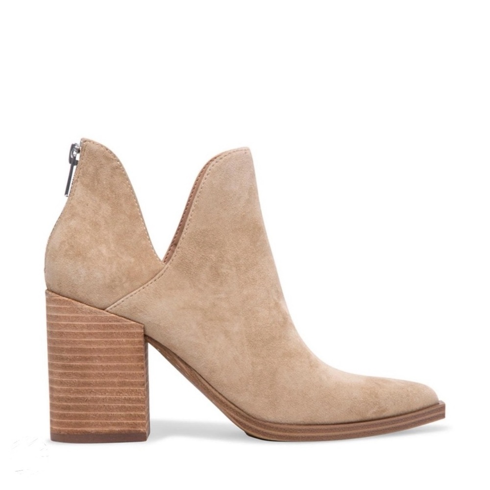 Steve Madden Tan Suede Booties